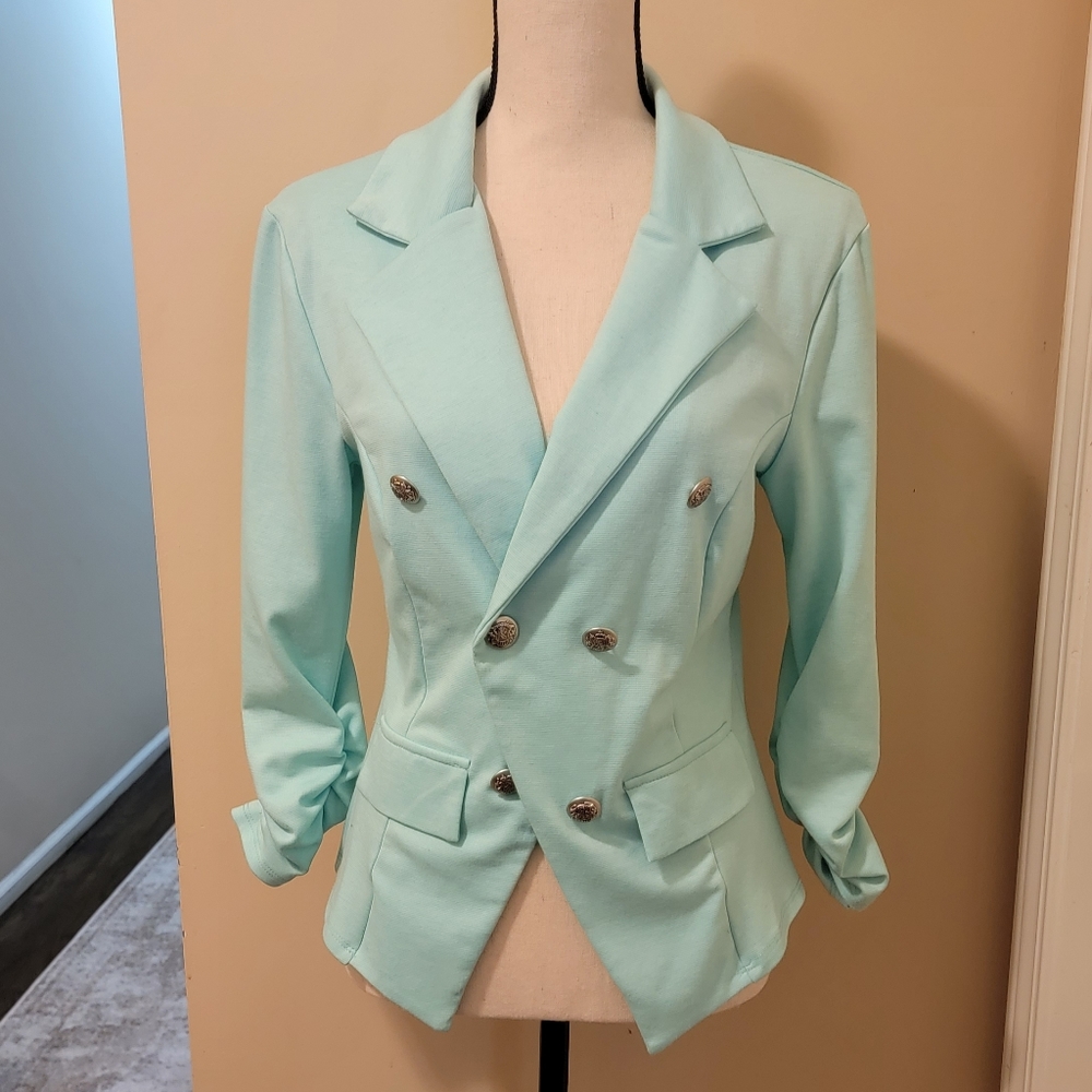 Teal Women's Blazer